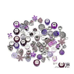 Charms 50Pcs European Bead Safety Chain Charm Fit For Pandora Bracelets Mix Color 1135 T2 Drop Delivery Résultats de bijoux Composants Dhsvh