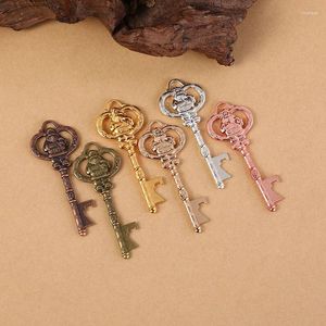 Charms 5 stcs/lot kerst kerstman grote sleutel metalen sleutels vintage bevindingen diy accessoires voor sieraden maken