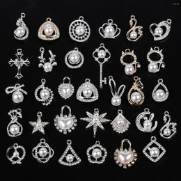 Charms 5 stks/partij Mode Multi-Vorm Metaallegering Goud/Verzilverd Hanger DIY Handgemaakte Sieraden Accessoires Vinden