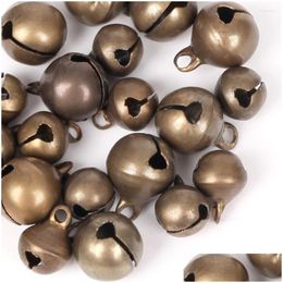 Charms 6 8 10 12 14 mm Copper Bell Metal losse kralen kleine jingle bells voor ambachten diy sleutel oorbellen ketting armband hangers dhyub