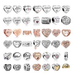 Charms 925 Sterling Sier Sisters vriend kralen Fit Pandora Charm Bracelet Desy Dames sieraden maken Mode Drop Delivery Bevindingen Com Dhanj