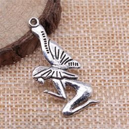 Charms Accessoires Butterfly Angel For Jewelry Making 34x15mm 10pcs