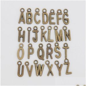 Charms Alfabet Metaal 26 Initial A-Z Letter 5Packs 130 stks/partij Elke Charm 5St Aac1198Charms Drop Levering Sieraden Bevindingen Componenten Dhfou