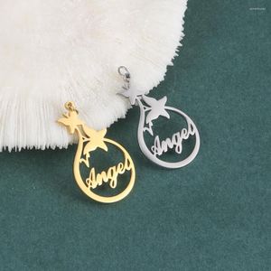 Charms Amaxer 3 stks dubbele vlinder tekst hanger voor doe-het-oorbel ketting enkelbandje armbanden sieraden ornament prachtige metalen accessoires