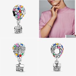 Charms Collectie 100% 925 Sterling Sier Colorf Emaille Ballonnen Charm Fit Originele Europese Armband Mode-sieraden Accessoires Drop D Oty1X