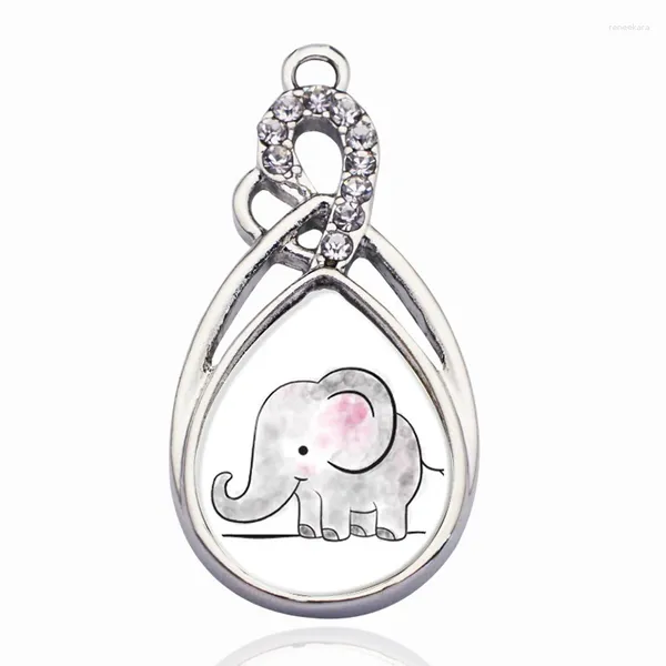 Charms bébé éléphant cercle charme