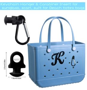 Sac de charmes pour accessoires Bogg décoratif ajouter insert mousqueton porte-clés ensemble lettres alphabet et crochet de cintre en caoutchouc crochet plage t otupv