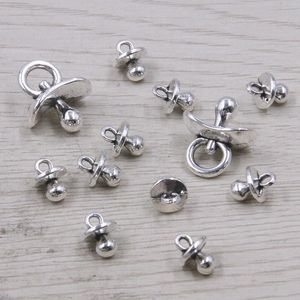 Charms Big 20pcs kleine 60 stcs metaallegering baby fopspeen tepel dagelijkse benodigdheden hangers voor sieraden maken doe -het -zelf handgemaakte Craftcharms