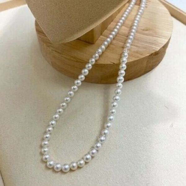Collier de perles blanches naturelles de la mer de Chine méridionale AAA56mm, avec boucle en or 14 carats, 231010