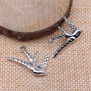 Charms componenten vogel sieraden voor vrouw 26x25mm 10 stks