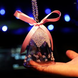 Charms Crystal Wind Chime Pure Water Drop Pandent Strass Bling Ornament Hanging Dangle Charm Car Room X'mas Tree Decoration