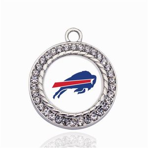 Bedels Custom Buffalo Charms Hanger Voor Diy Ketting Armband Sieraden Maken Handgemaakte Accessoires Drop Levering Bevindingen Componenten Dhxbd