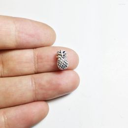 Encantos Eruifa 20 piezas 8 5mm Mini piña aleación de Zinc cuentas colgante joyería DIY collar hecho a mano