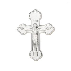 Breloques exorcisme croix bijoux à bricoler soi-même faisant des accessoires jésus chrétien en alliage de Zinc matériel en gros pendentifs pour colliers artisanat