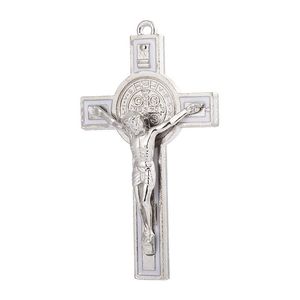 Breloques exorcisme croix porte-clés accessoires pendentifs pour colliers jésus fabrication de bijoux à bricoler soi-même charme artisanat en alliage de zinc matériel en gros charmes