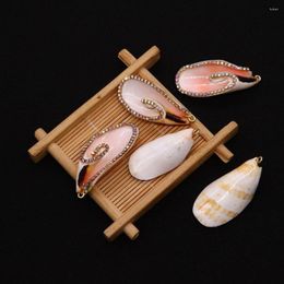 Charms Fashion Boheemian Peacock Shell Conch Small Pendant Women's Beach Charm Kralen Sieraden Maken Crafts Bracelet Accessoires