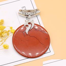 Charmes Collier de pierre rouge fin Pendentif pour femmes pour femmes faisant des bijoux de bricolage Accessoires Cadeaux Charms Drop Deli Dhvfu