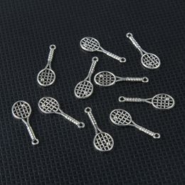 Charms voor armbanden maken tennisracket Alloy Men Women Fashion Jewelry ketting Diy Kits Crafts Pendant accessoires