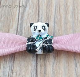 Bedels voor sieraden maken kit schattige panda pandora 925 zilveren kralen pop it armbanden kinderen vrouwen mannen armband ketting kraal hanger ketting vader verjaardagscadeau 796256enmx