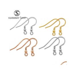 Charms Hoge kwaliteit 925 Sterling Sier Ear Hook Clasp Dange oorrel voor vrouwen charm prndent accessoires sieraden gifty druppel levering dht73