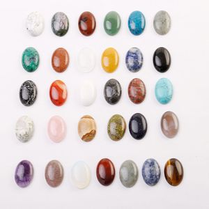 Charms Hot Natural Stone Oval Cab Cabochon Teardrop Kralen DIY Sieraden Accessoires Maken Ring voor Vrouwen 22 MMX30mm Groothandel Gratis Verzending