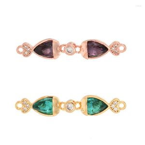Charms imitatie edelstenen voor sieraden die voorraden maken hanger Diy Earring armband ketting koper CZ Zirkon accessoires