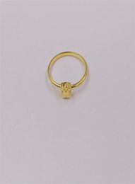 Charmes bijoux 14k Real Gold Boho Style 925 STERLING Silver Bear Thumb Rings For Women Men Girl Finger Sets Vintage Wedding Bi2776605