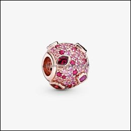 Charms Bijoux Résultats Composants Arrivée 100% 925 Sterling Sier Kiss Pave Charm Fit Original Bracelet Européen Accessoires De Mode Drop De