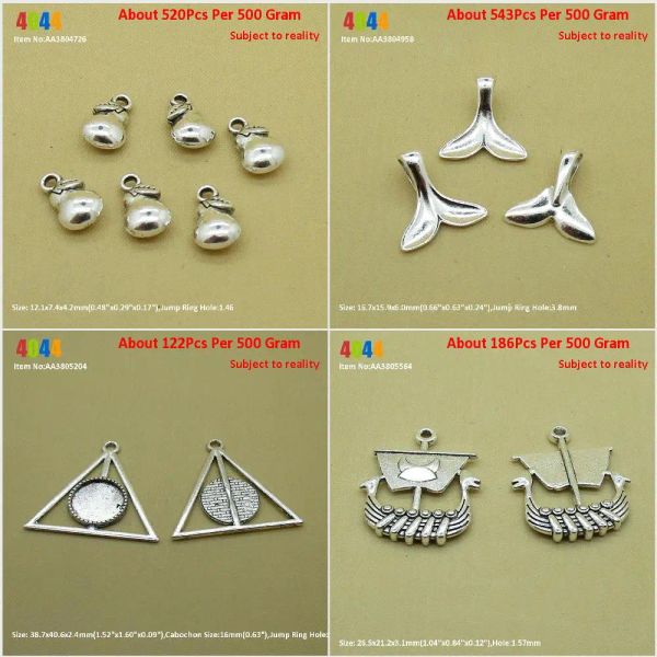 Charms bijoux Making Charms Fournisseurs en gros Gourd Fish Fish Tail Triangle Round Cabochon Pixed Base Dragon Boat