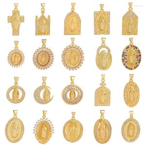 Breloques Juya DIY Dieu religieux Mère Vierge Marie Jésus Saint Pendentif pour la prière chrétienne faite à la main Fournitures de fabrication de bijoux