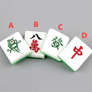 Charms Kawaii Resin Cabochons Chinese Mahjong Afbeelding kleurrijke klei boogcentrum ornament -accessoires telefoon shell diy 10 stcs 21 27 mm