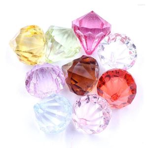 Charms Mixed Clear Bicone Faceted Charm Pendants DIY Artisanat Accessoires Matériaux faits à la main Diamants simulés Récompenses de jeu pour enfants