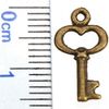 Charms Keys de bronze antique mixtes coeurs Love Open Metal Vintage DIY Fashion Bijoux Accessoires pour bracelets de bijoux Colliers de fabrication de 200 pc