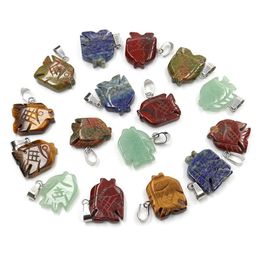 Charms Natuursteen Vis Hanger Gesneden Crystal Healing Reiki Decoratie Craft Mini Edelsteen Voor Sieraden Maken Groothandel 2 Dhgarden Dhgoc