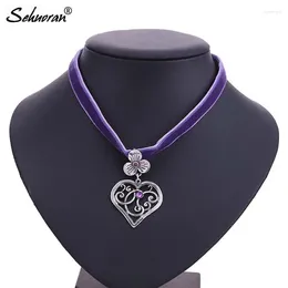 Charms Colliers de chaîne de pendentif Sehuoran Collier de cou collier de cou pour femmes