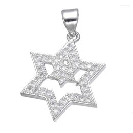 Charms verkopen sieraden Bijoux zirkon sterrenhangers voor het maken van doe -het -zelf koperen micro pave drijvende groothandel bedels