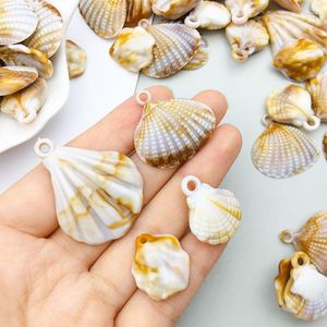 Charmes Synthétique Acrylique Shell Bracelet Pendentif Pour La Fabrication de Bijoux DIY Porte-clés Collier Boucle D'oreille Cheville Accessoires En Gros