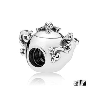 Charms Tea Pot Alliage Charme Perle Lâche Pour Bracelet De Style Pan Européen Serpent Chaîne Ou Collier Bijoux De Mode 92C3 Drop Delivery Fin Dhvwl