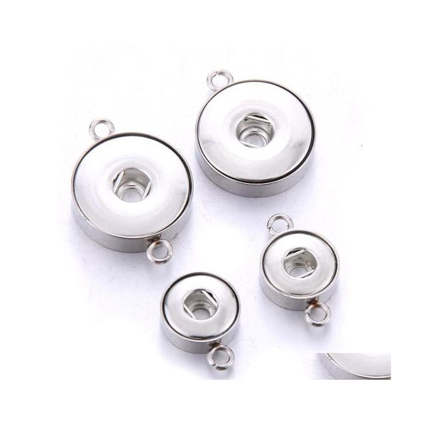 Charmes En Gros En Acier Inoxydable De Cuivre 18Mm 12Mm Snap Bouton Pendentif Bijoux Diy Snaps Accessoires Résultats Collier Drop Delivery Dhns8