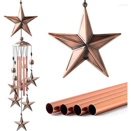 Charms XSM Star Carillons éoliens Pendentif Femmes Cadeau d'anniversaire Rétro Cuivre Carillon Décorations Extérieures Avec Crochet S