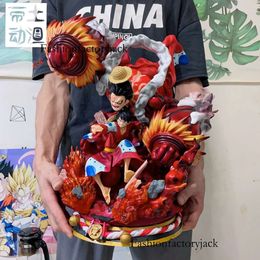 Anime terrestre de la carte King One Piece King, Black Pearl, Thunder God, Kai Duo Sauron, Three Dragons Sauron, Handmade Model Group, Crow Cannon Decoration 2