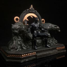 Studio de jeu de jeu du graphique wakanda trône noir panther throne set gk modèle fait à la main