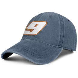 Chase Elliott # 9 Logo Casquette de baseball en denim unisexe équipée de chapeaux élégants et personnalisés 2018 Pilote le plus populaire NASCAR 9 2019 Patri198s