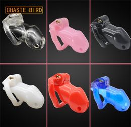 Chaste Bird Factory Prix HT V2 100% Bio-source Resin Device Cock Cage 4 Anneaux de pénis Adult Belt Sex Toys A238 2103235738039