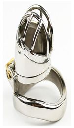 Chaste Bird Dispositivo de anillo para pene con jaula para pene de acero inoxidable para hombre con bloqueo sigiloso, Juguetes sexuales para adultos A271 2206061052272
