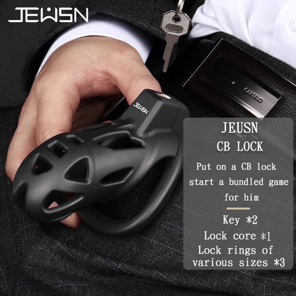 Dispositifs de chasteté Jeusn Male Chastity Cage Sex Toys Discret Sissy Femboy Chastity Cock Cage Device Penis Rings Male With 3 Size Men'S Adult Goods 230804