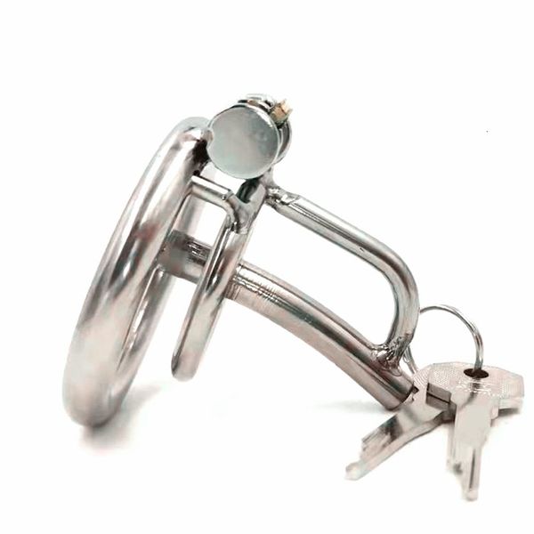Dispositivos de castidad Male Chastity Uretral Lock Pene jaula cinturón de castidad Dispositivo de bloqueo del pene juguetes sexuales para hombres 230804