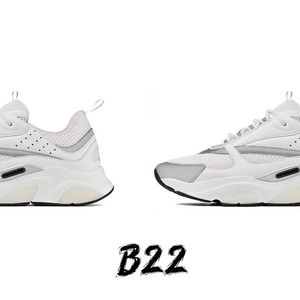 Chaussure Luxe B22 Sneaker Men avec boîte à lacets à lacets décontractés Bneakers B22 Chaussures de tennis Fashion Womens 22 Floor chaussures