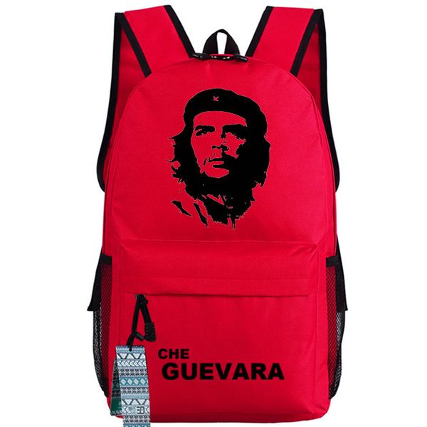 Mochila de Che Guevara Mochila de ídolo Mochila de icono de estrella única Mochila de venta caliente Mochila de día agradable