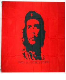 Flag Che Guevara 3x5ft 150x90cm Polyester Printing intérieur extérieur suspendu vendant un drapeau national avec des œillets en laiton 4131481